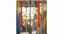 Santa Edwiges coloca roleta alta nos ônibus Santa Edwiges coloca roleta alta nos ônibus