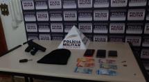 PM prende dois homens por roubo e sequestro em Betim; um foi baleado