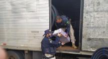 PRF apreende 1,5 tonelada de maconha escondida em caminhão parado em fiscalização em Betim