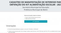 Cadastro para receber kit alimentação começa nesta segunda (17)
