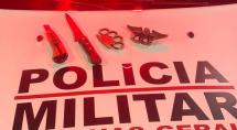 PM prende dois moradores em situação de rua com socos ingleses e faca em Betim