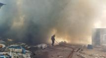 Incêndio destrói espaço com materiais recicláveis em Betim