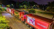 Confira o trajeto da caravana iluminada de Natal da Coca-Cola que vai passar por Betim
