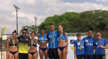 Atletas do vôlei de praia de Betim vencem a 1ª etapa do Campeonato Brasileiro Interclubes, em Uberlândia